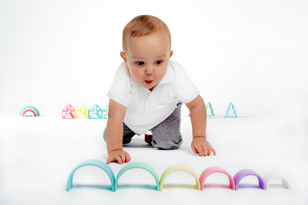 ARCOIRIS DE COLORES PASTEL 6PCS