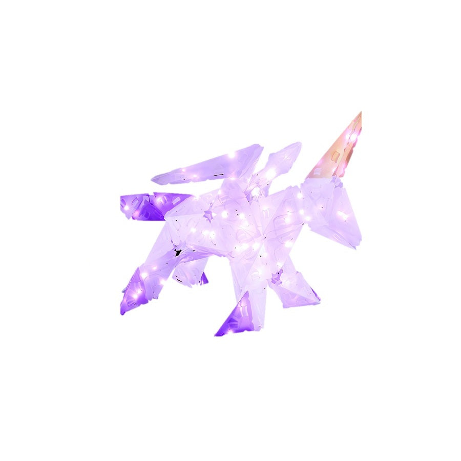 ROMPECABEZAS CON ILUMINACION 3D GRANDE, UNICORNIO