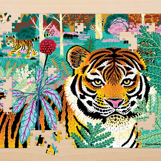 TIGRE SIBERIANO 300 PCS, PELIGRO DE EXTINCION