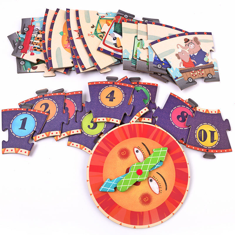 PUZZLE REDONDO MI VIAJE EN EL TIEMPO 25PCS