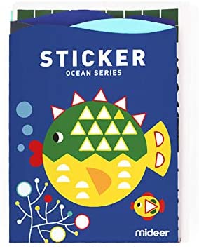STICKERS GEOMETRICOS, OCEANO