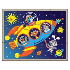 PUZZLE 12PCS EN ESTUCHE, ESPACIO EXTERIOR