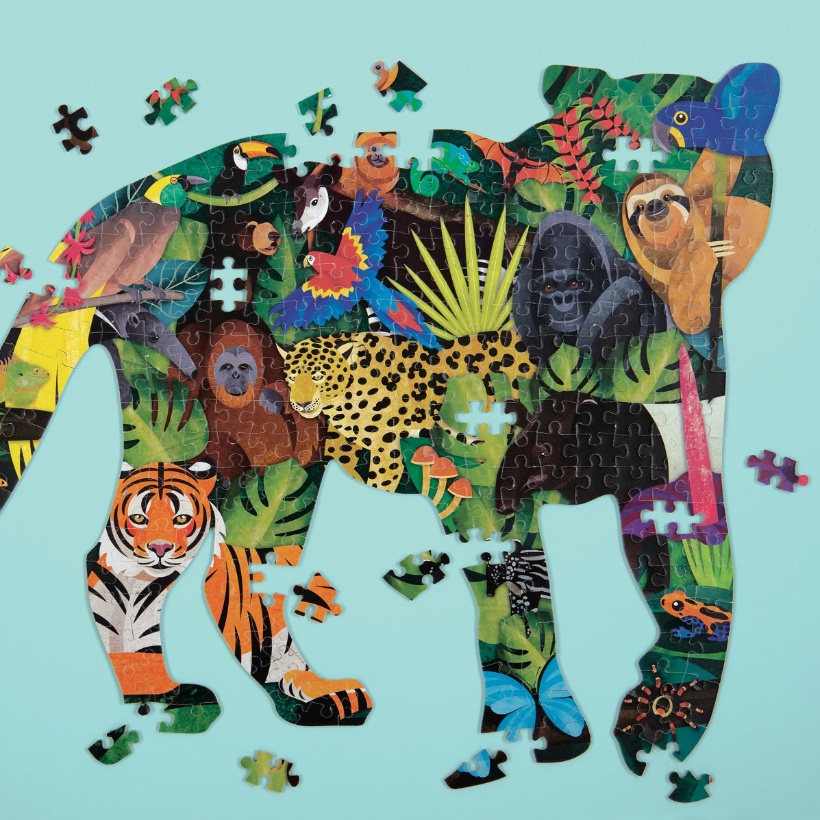 PUZZLE 300PCS CON FORMA, SELVA