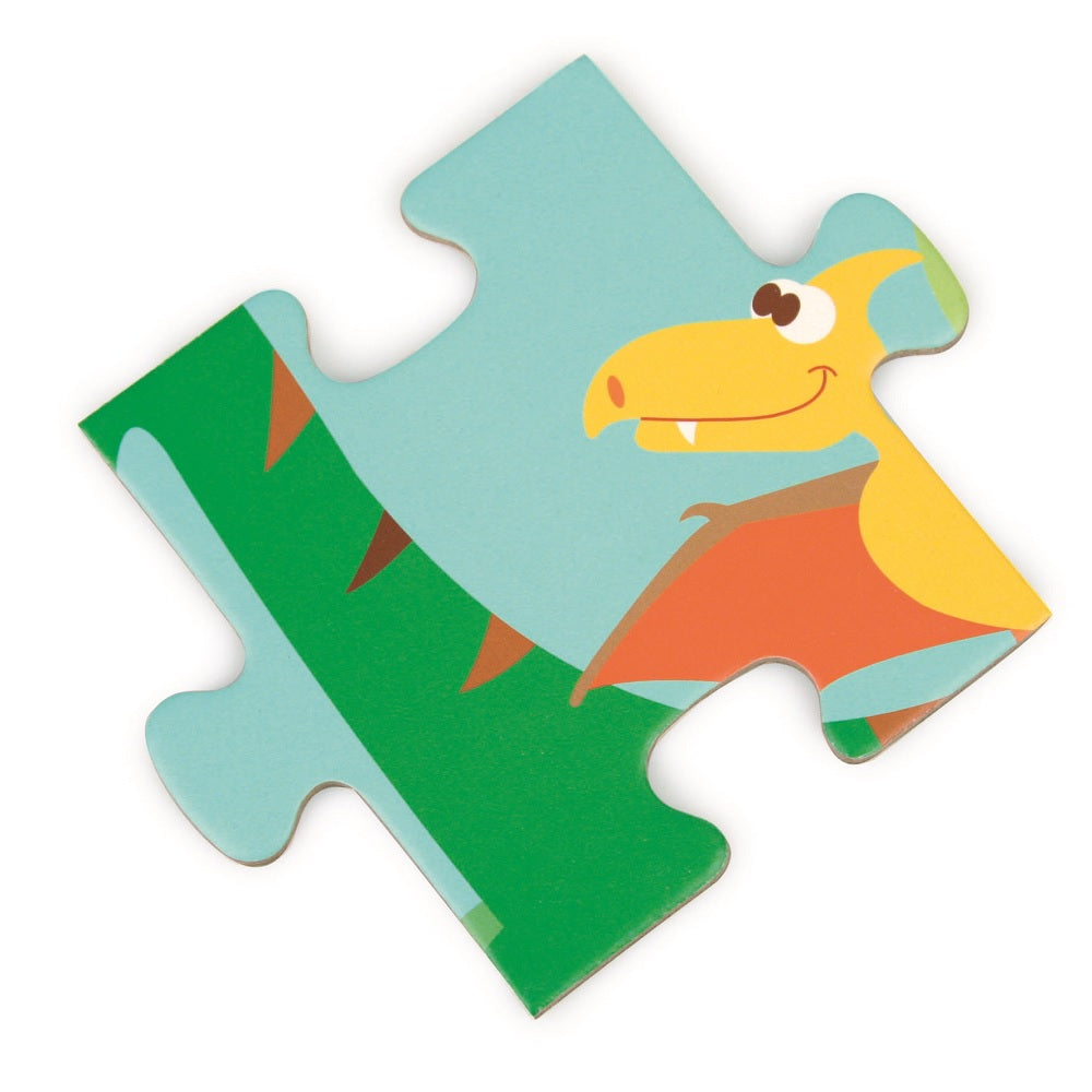 PUZZLE 40PCS, DINOSAURIOS