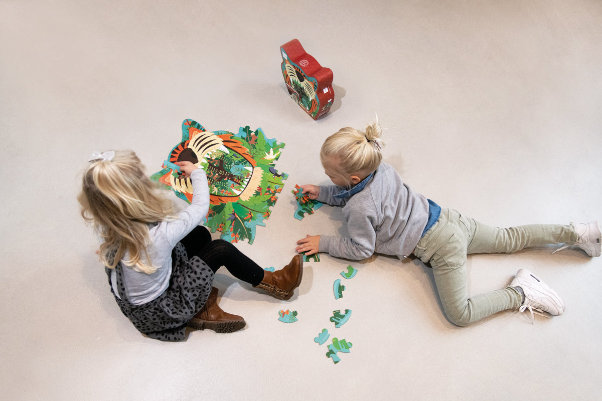 PUZZLE 59PCS CON FORMA, TIGRE