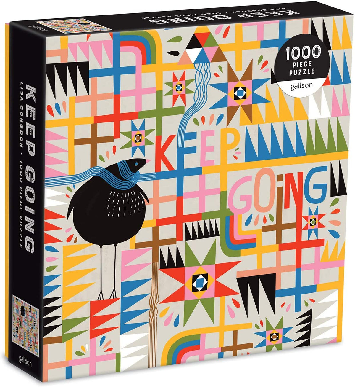 PUZZLE 1000PCS, KEEP GOING
