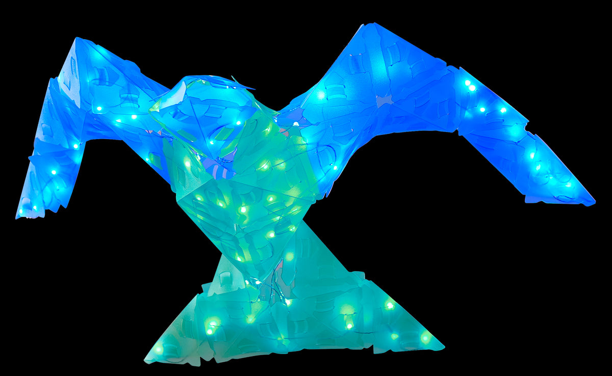 ROMPECABEZAS CON ILUMINACION 3D GRANDE, TIBURON