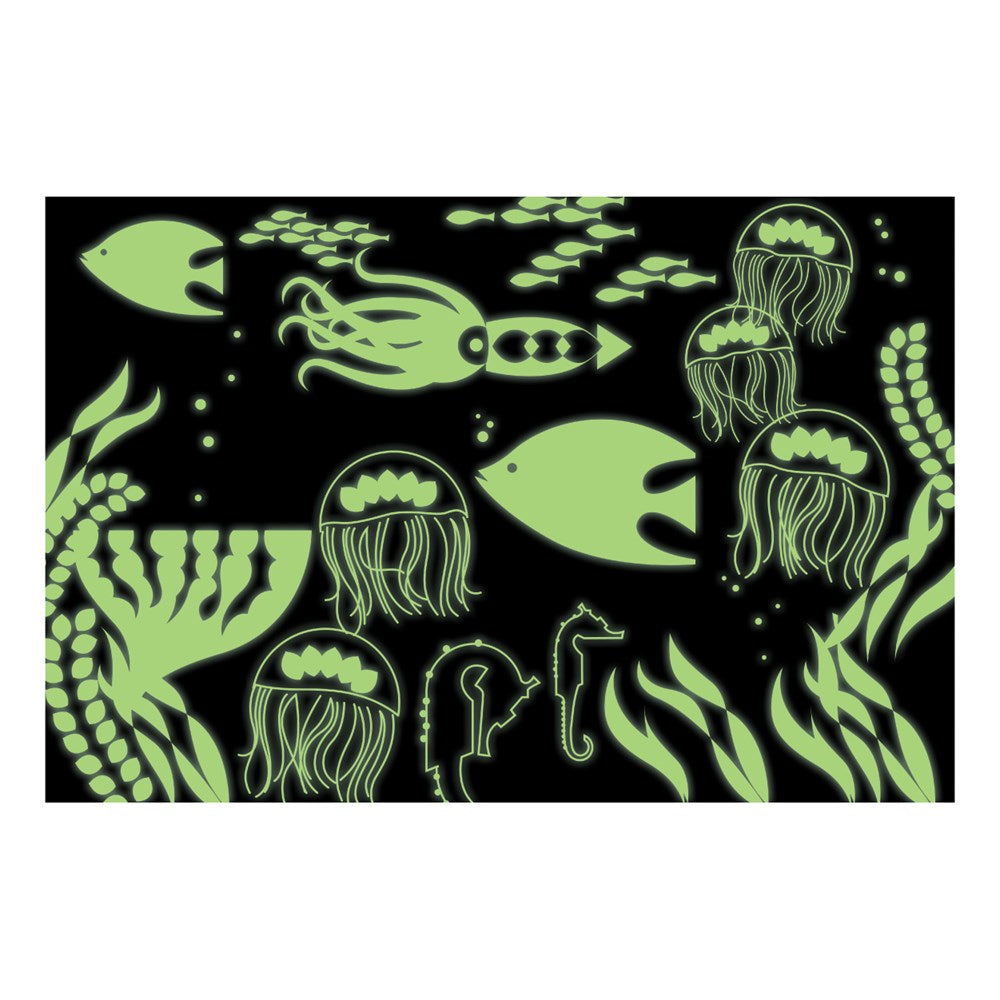 PUZZLE 100PCS QUE BRILLA EN LA OSCURIDAD, BAJO EL MAR