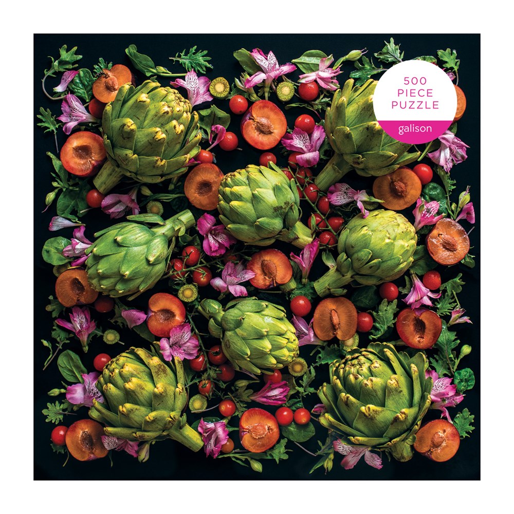 PUZZLE 500PCS, ALCACHOFA FLORAL