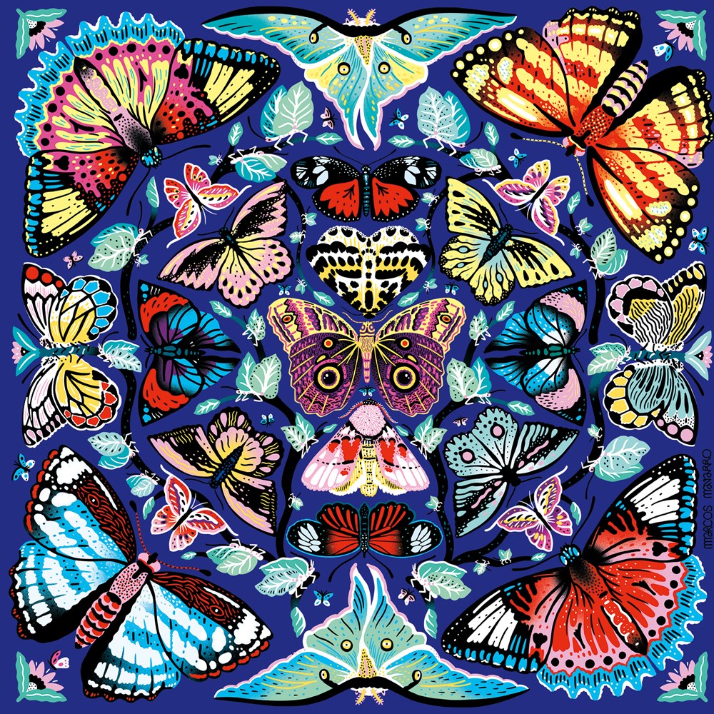 PUZZLE 500PCS, MARIPOSAS