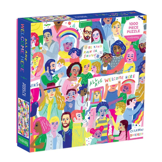 PUZZLE 1000PCS, TODOS SON BIENVENIDOS