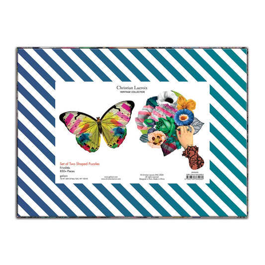 2 PUZZLES CON FORMA 850PCS, CHRISTIAN LACROIX