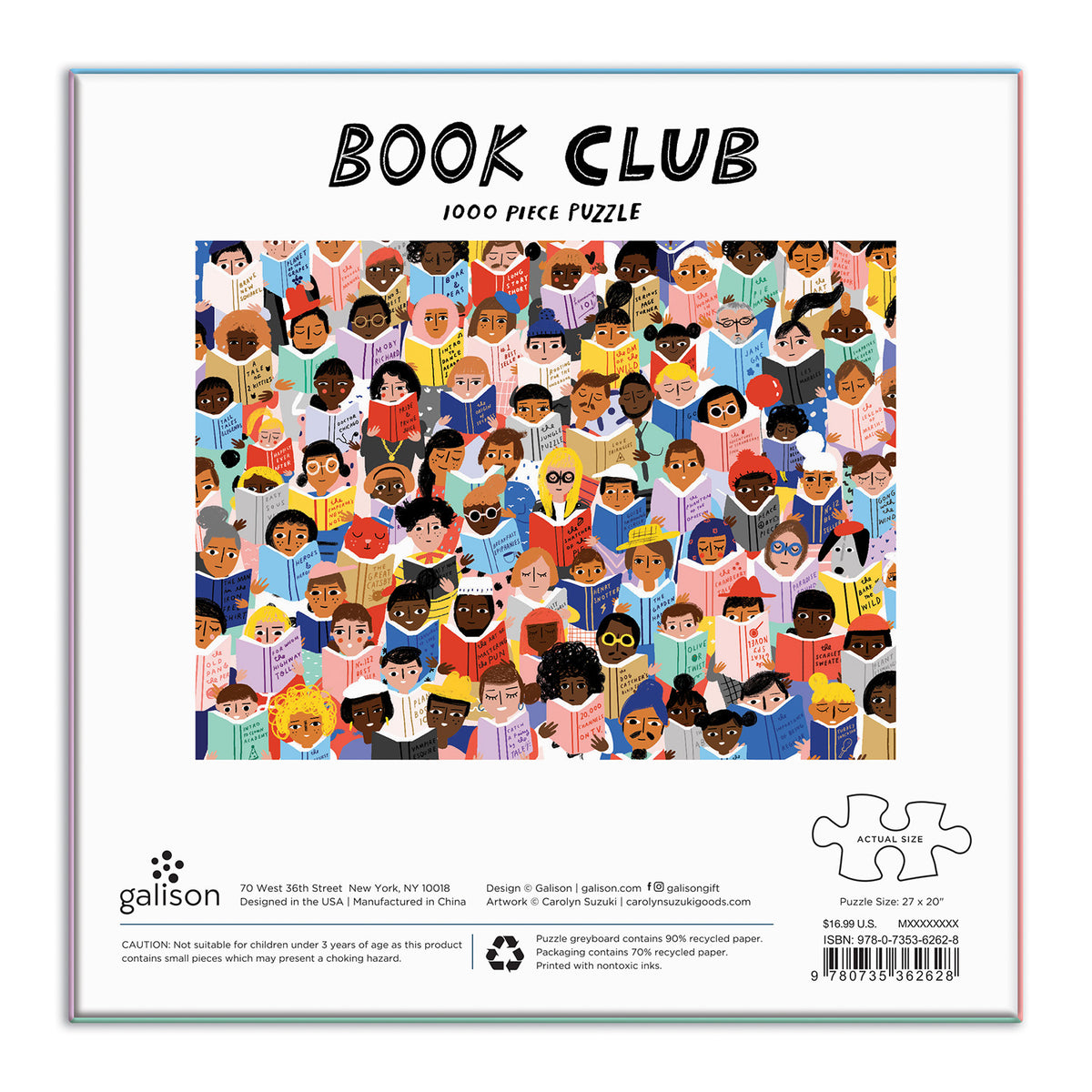 PUZZLE 1000PCS, CLUB DE LECTURA