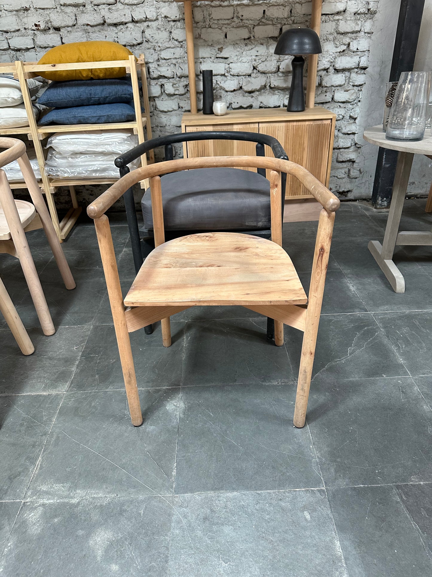 Silla comedor Palma madera oscura