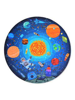 PUZZLE 150PCS REDONDO, VAGANDO EN EL ESPACIO