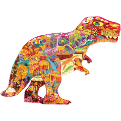 PUZZLE 280PCS CON FORMA, DINOSAURIOS