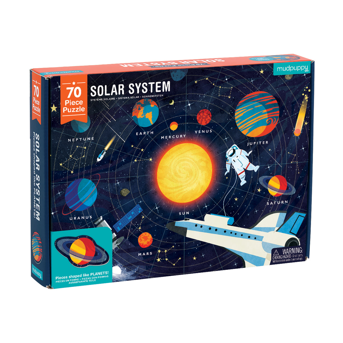 PUZZLE 70PCS, GEOGRAFIA SISTEMA SOLAR