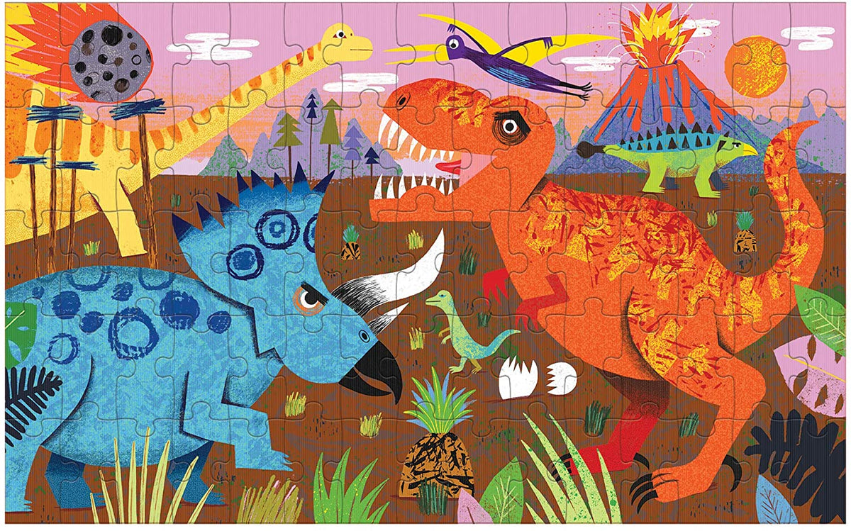 PUZZLE 75PCS LENTICULAR, RUGIDO DE DINOSAURIO