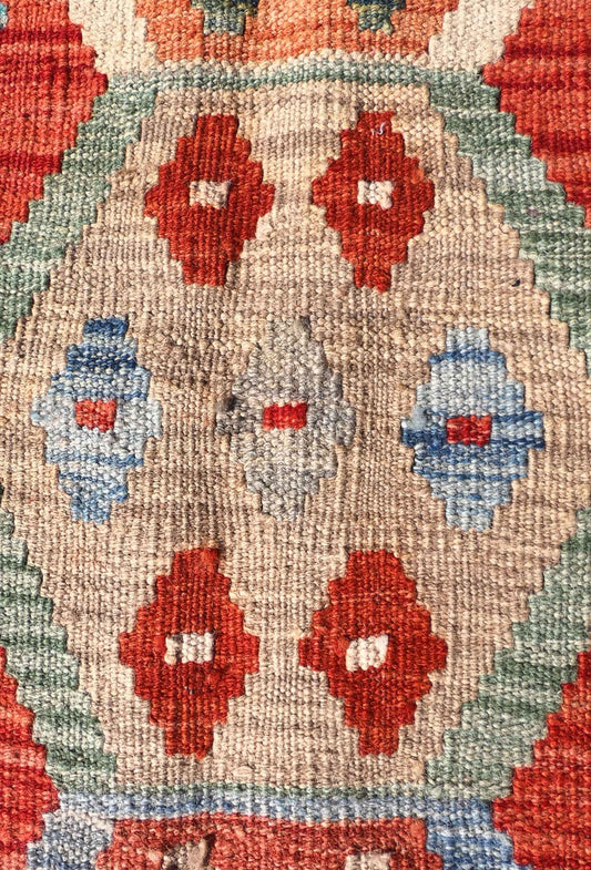 Alfombra Lana, Kelim Kashkuli 1.50 x 1.00 mts. 0349