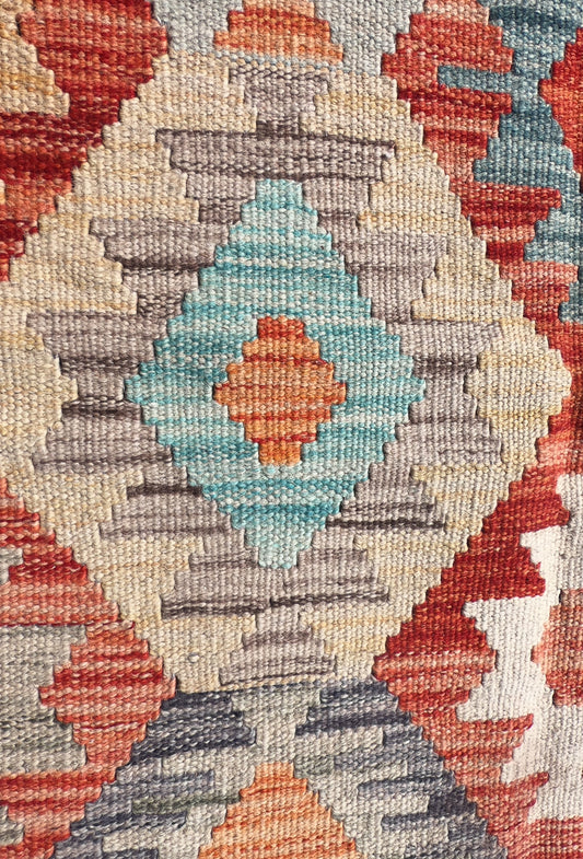 Alfombra Lana, Kelim Kashkuli 1.50 x 1.00 mts. 0058