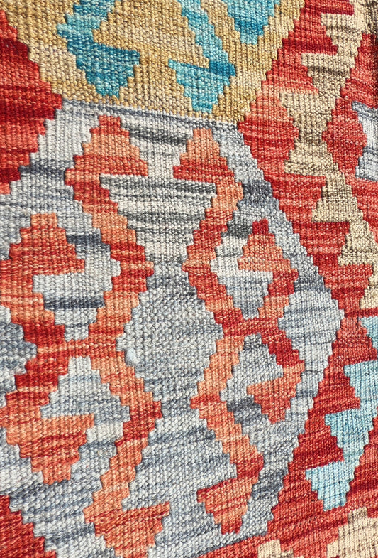 Alfombra Lana, Kelim Kashkuli 2.00 x 0.60 mts. 0098