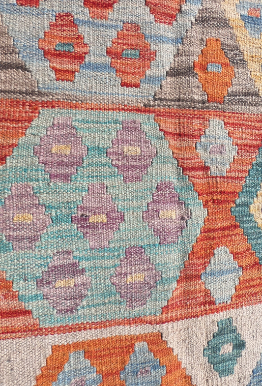 Alfombra Lana, Kelim Kashkuli 2.00 x 0.60 mts. 0112