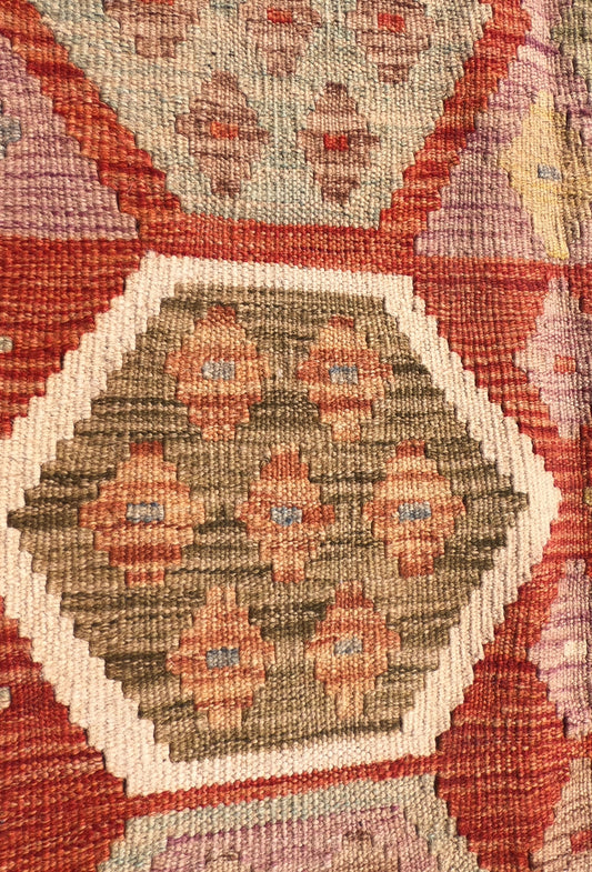 Alfombra Lana, Kelim Kashkuli 2.00 x 0.60 mts. 0113