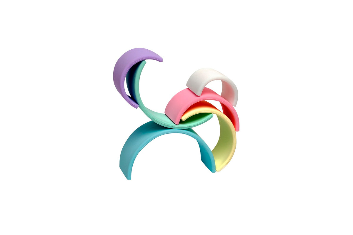 ARCOIRIS DE COLORES PASTEL 6PCS