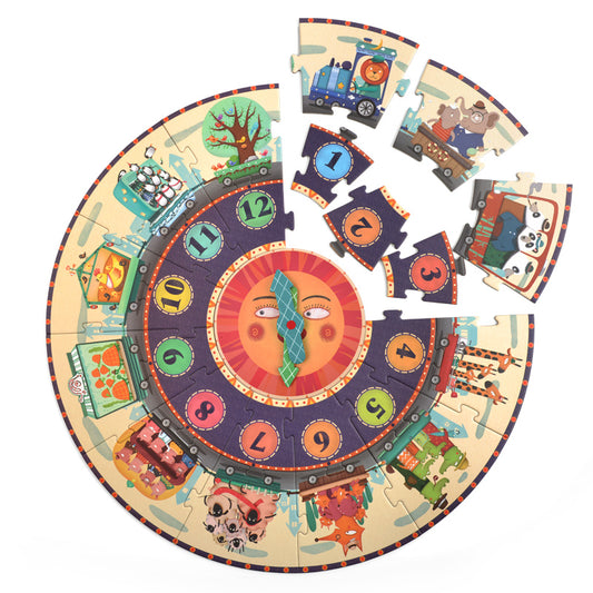 PUZZLE REDONDO MI VIAJE EN EL TIEMPO 25PCS