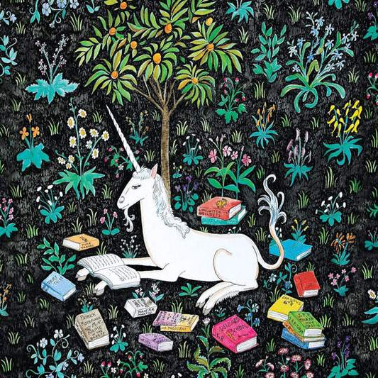 PUZZLE 500PCS, UNICORNIO LEYENDO
