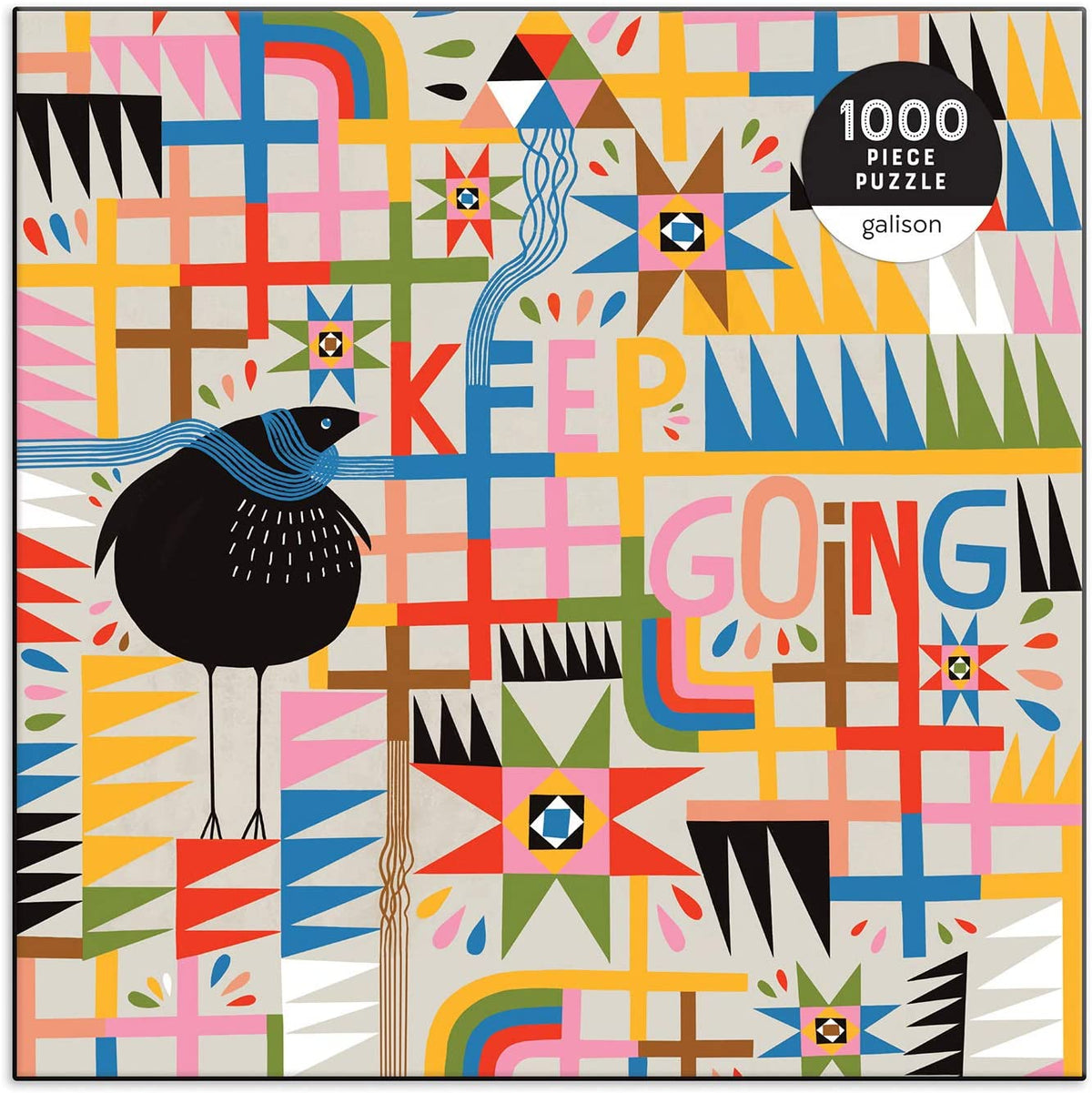 PUZZLE 1000PCS, KEEP GOING