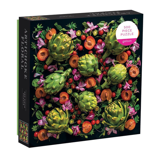 PUZZLE 500PCS, ALCACHOFA FLORAL