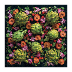 PUZZLE 500PCS, ALCACHOFA FLORAL