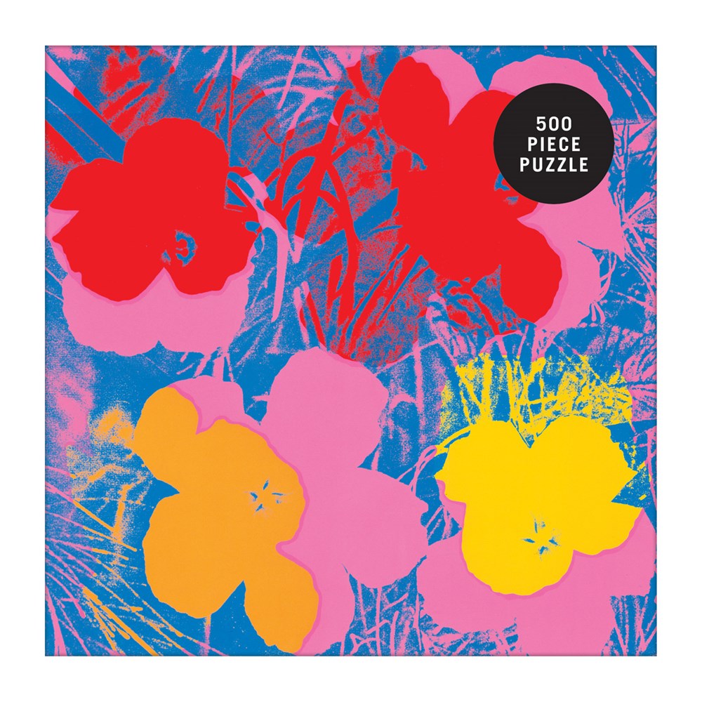 PUZZLE 500PCS, FLORES DE ANDY WARHOL