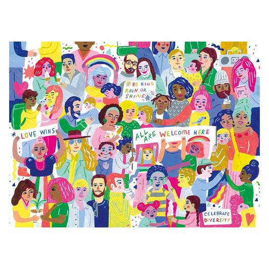 PUZZLE 1000PCS, TODOS SON BIENVENIDOS