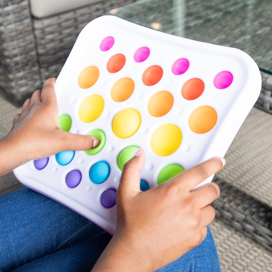 DIMPL POPS DELUXE, JUEGO SENSORIAL, IDEAL PARA MANOS INQUIETAS