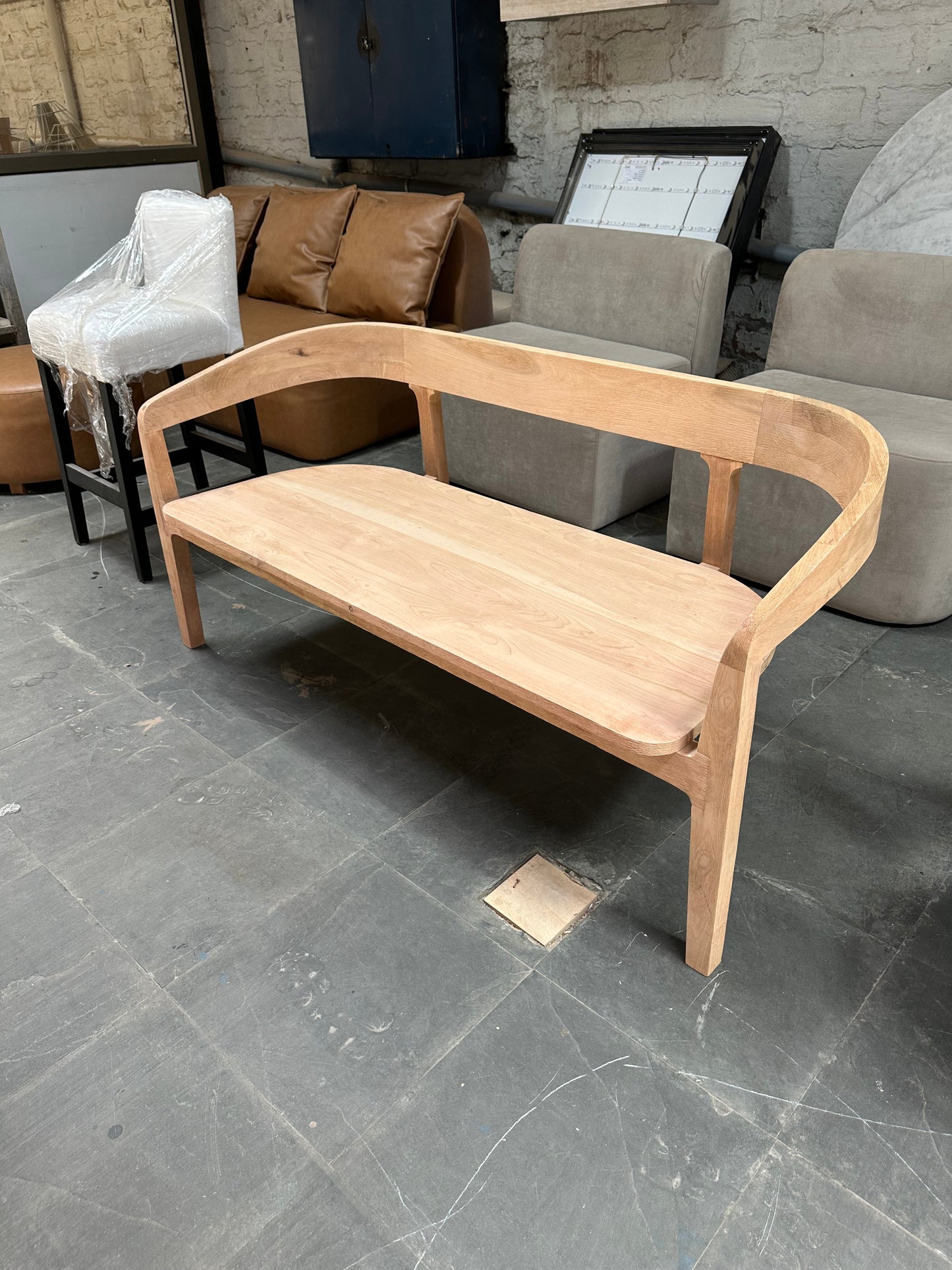 Banqueta con respaldo