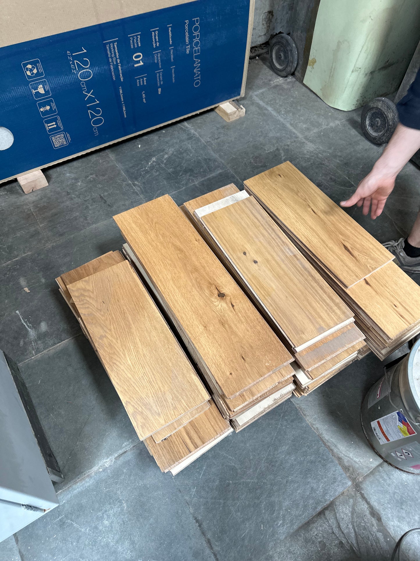 Piso flotante madera natural OAK