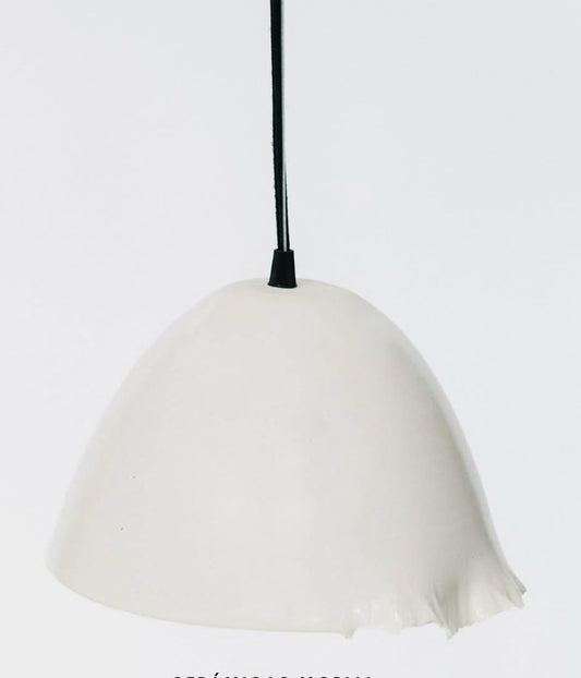 Lámpara de techo cerámica blanca