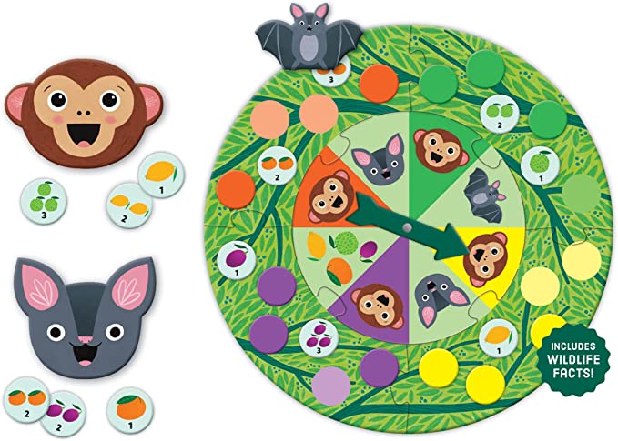 JUEGO DE MESA, FIESTA DE MONOS EN EL BOSQUE