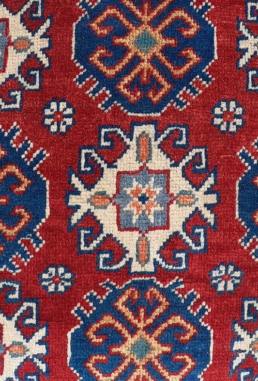 Alfombra Lana, Kazak 1.00 x 0.80 mts. 0001