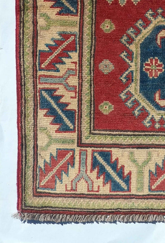 Alfombra Lana, Kazak 1.20 x 0.80 mts. 0097