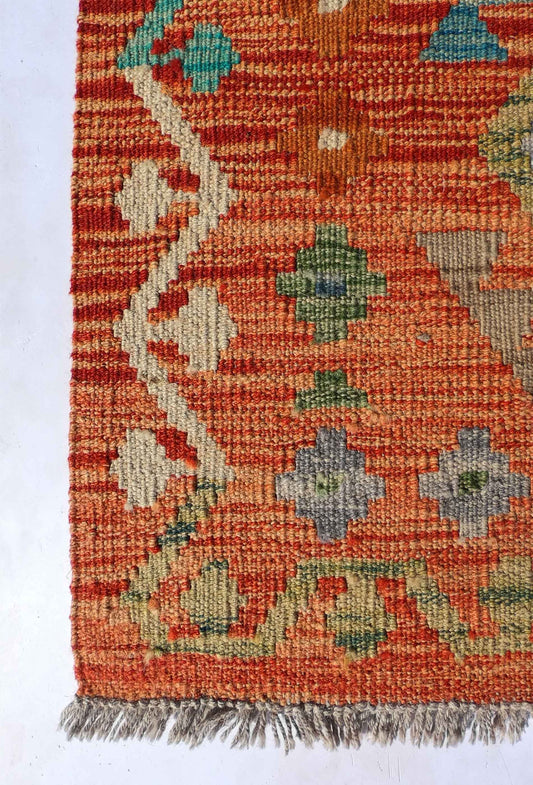 Alfombra Lana, Kelim Kashkuli 1.30 x 0.80 mts. 0295