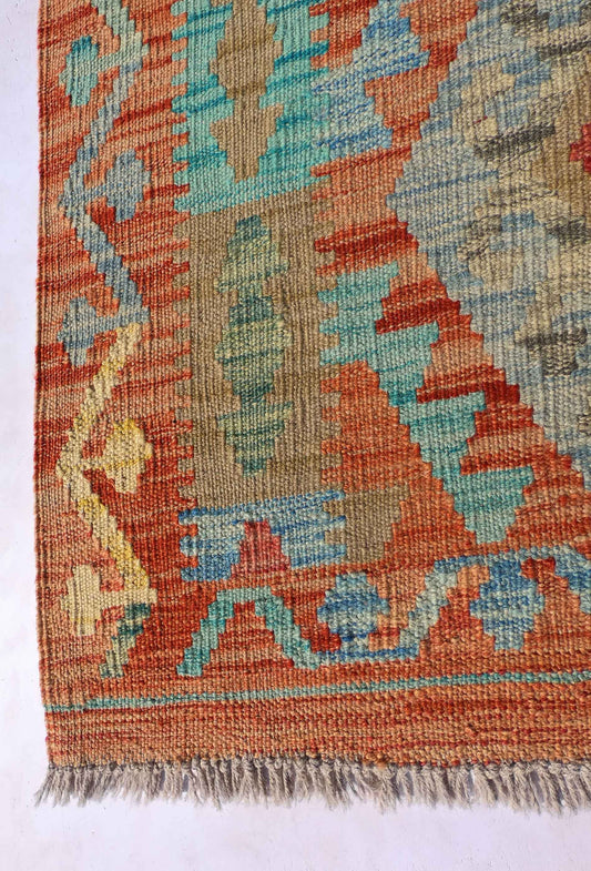 Alfombra Lana, Kelim Kashkuli 1.30 x 0.80 mts. 0313