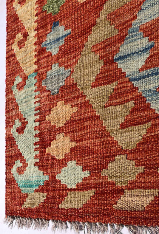 Alfombra Lana, Kelim Kashkuli 1.50 x 0.90 mts. 0052