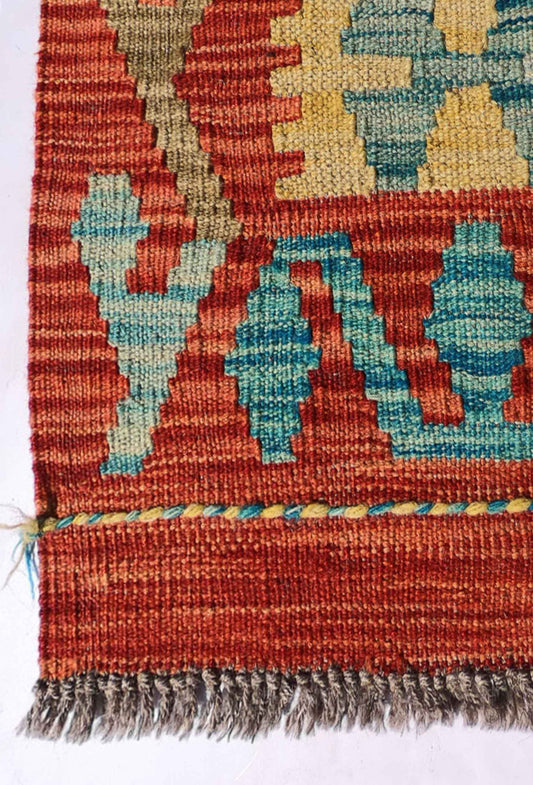 Alfombra Lana, Kelim Kashkuli 1.50 x 1.00 mts. 0336