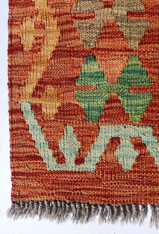 Alfombra Lana, Kelim Kashkuli 1.50 x 1.00 mts. 0350