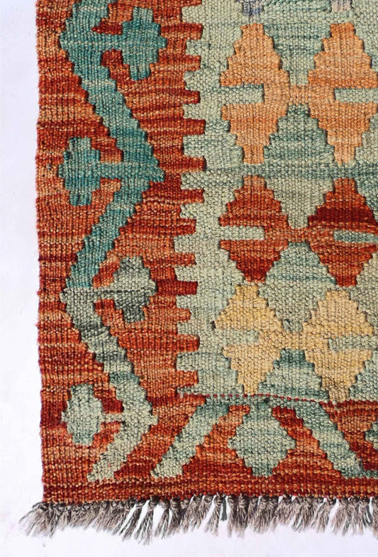 Alfombra Lana, Kelim Kashkuli 1.50 x 1.00 mts. 0359