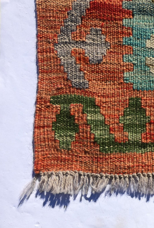 Alfombra lana, Kelim Kashkuli 1.50 x 1.10 mts. 074