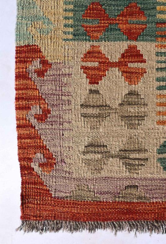 Alfombra Lana, Kelim Kashkuli 1.70 x 1.20 mts. 0046